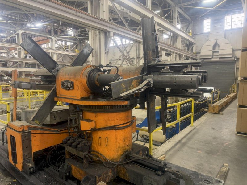 15,000 LB X 16" TISHKEN MODEL #HR-160 DOUBLE END REEL &amp; CAR: YOBRO #25253