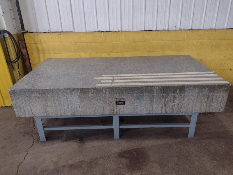 8&#039; X 4&#039; X 14&quot; ROCK OF AGES PRECISION LAYOUT INSPECTION GRANITE TABLE: STOCK #23795