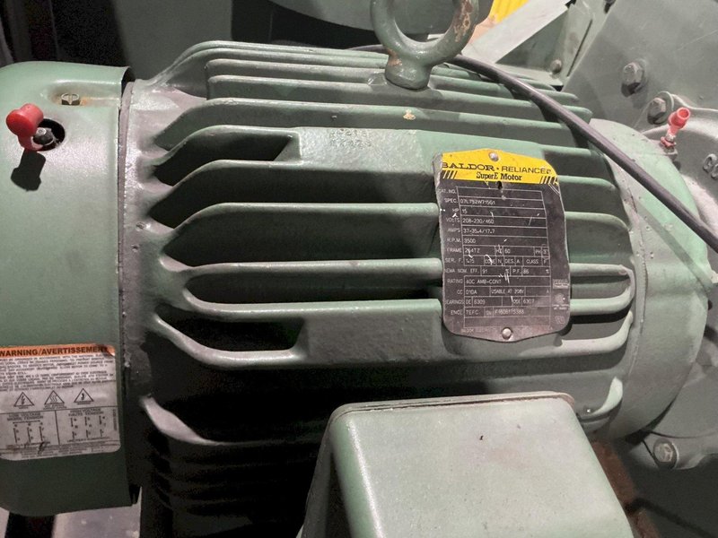 6 CU FT GOFF MODEL #6BB RUBBER BELT TUMBLE TYPE BLAST MACHINE W/ DUST COLLECTOR: YOBRO #25939