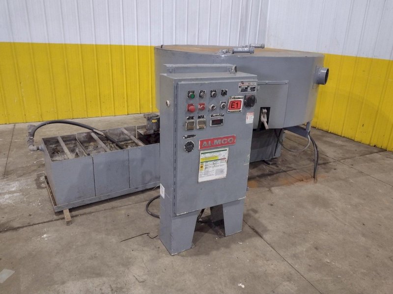 7.6 CU FT ALMCO MODEL #OR-9VLR ROTARY VIBRATORY FINISHER &amp; DEBURRER: YOBRO #25014