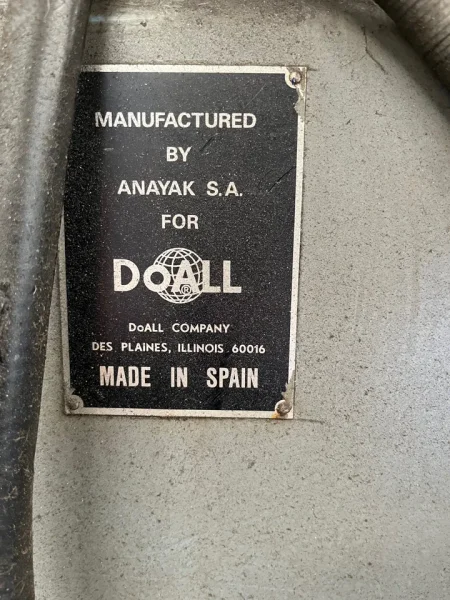 DoAll 80-477-5 Combination Mill. Dual Vertical/Horizontal Spindles. 12" x 54" Table, 40 Taper. Powerful 7.5 HP Spindle Motor. Includes Vertical Head, Arbors, &amp; Table Power Feed. Solid 440V. FOB Houston, TX $7,900