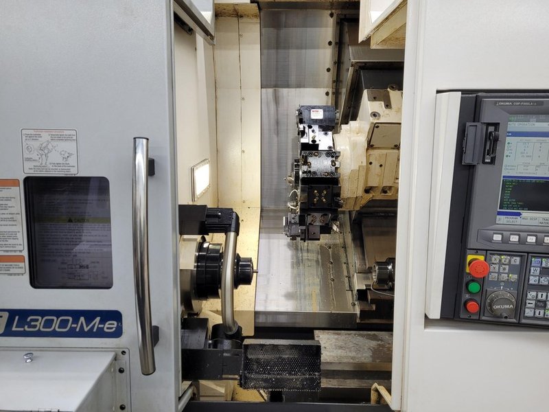 Okuma Genos L300-MYW-e CNC Turning Center – 2018 Sub Spindle, C &amp; Y Axis Lathe