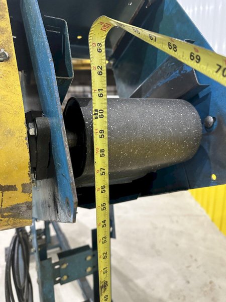 8&quot; WIDE X 6&#039; HIGH NEW LONDON ENG MODEL #500 MOTORIZED BELT INCLINED PARTS CONVEYOR: STOCK #20069