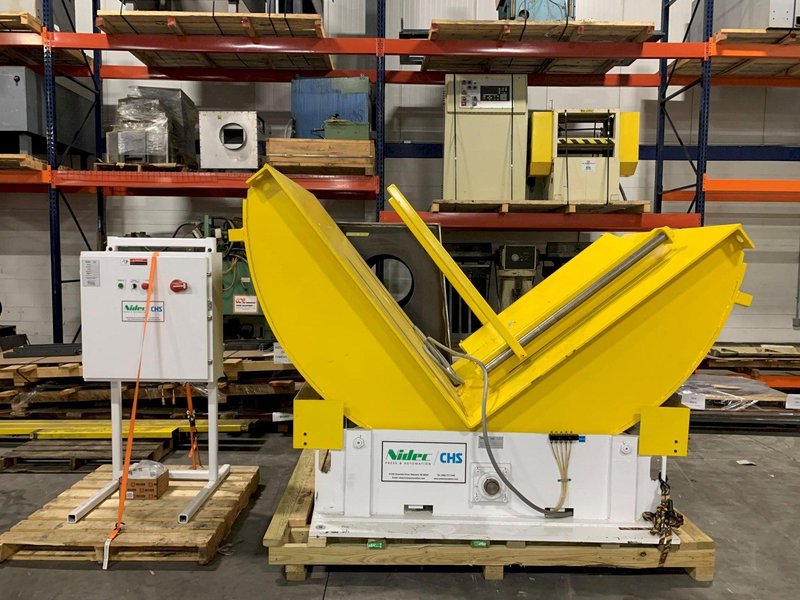 New NIDEC-CHS Coil Upender / Down-Ender 20,000 Lbs. Capacity