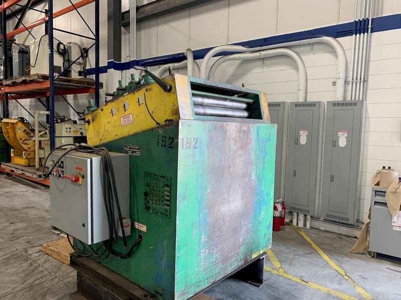 36" Coe Press Equipment Powered Coil Straightener Model# CPPS PO 36