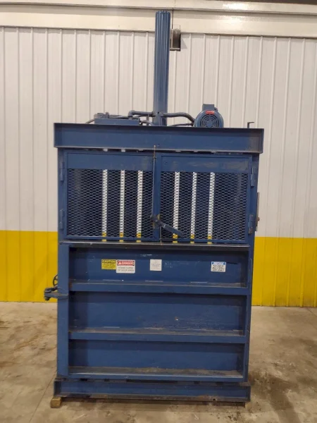 60&quot; x 30&quot; JV CRAM-A-LOT MODEL #60 DOWNSTROKE CARDBOARD VERTICAL BALER STOCK# 4164
