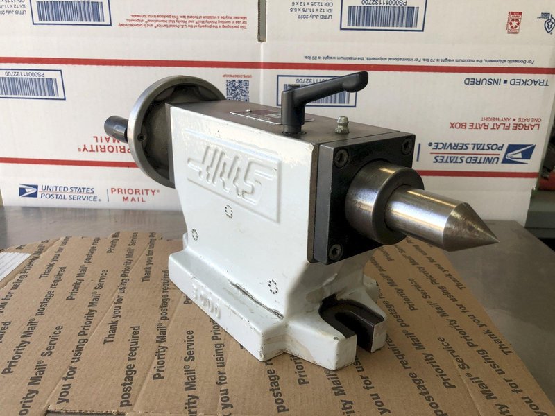 Haas 4&quot; HTS4 Manual Tailstock + Royal Dead Center 3 MT Standard Dead Center