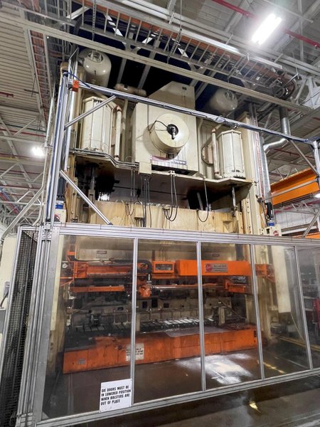 1330 ton Niagara SE4-1330-186-84 Straight Side Mechanical  Metal Stamping Transfer Press For Sale, Year 1991