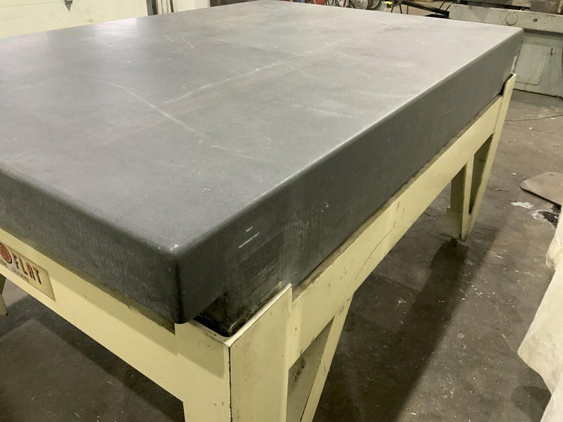 4' X 6' COLLING MICO FLAT GRANITE SURFACE INSPECTION PLATE: STOCK #80924