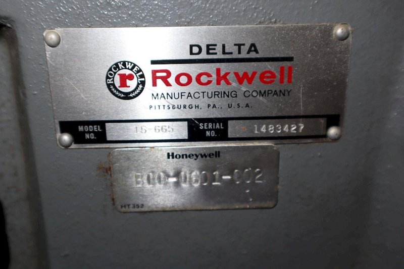 Delta Rockwell 15-655 Unidrill Drill Press with Swivel and Tilt, Single Phase- Auction Item