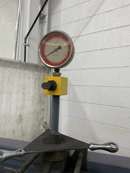 75 TON DAKE MODEL 75H 75-TON H-FRAME HYDRAULIC SHOP PRESS: STOCK # 4149