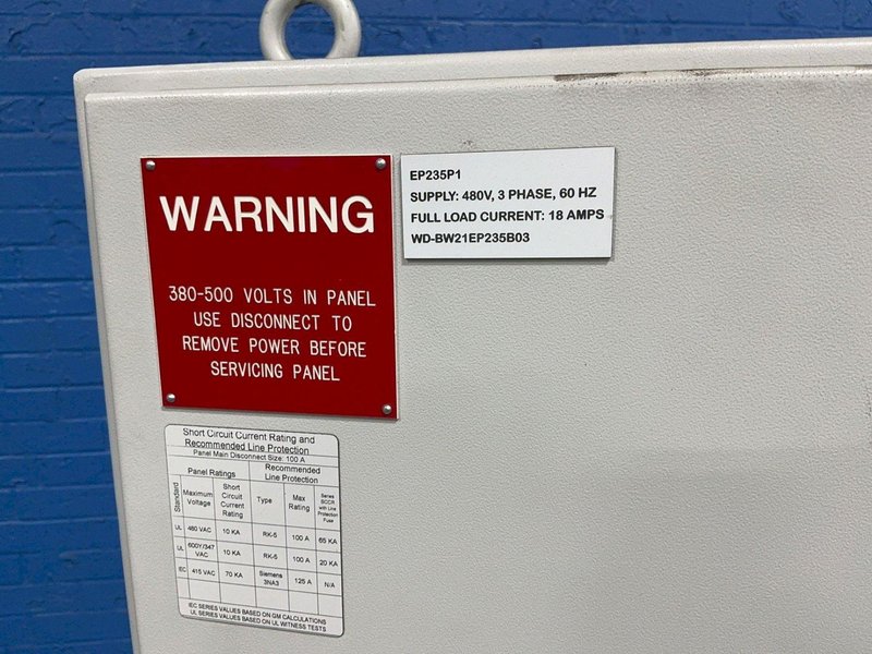 X-bar Automation 100 Amp Power Distribution Panel - Ecs-5103-cc-bb-aa-tt