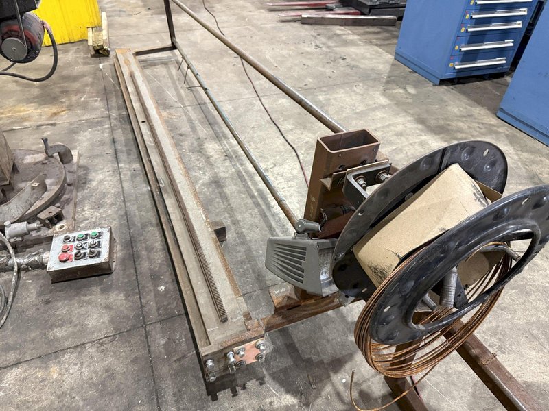 8' ARM X 6' HIGH OHIO POWERED WELDING MANIPULATOR, WITH LINCOLN WELDING ACCESSORIES: YOBRO #24903