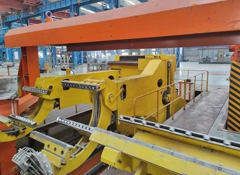 16,000 ton SMS Horizontal Direct Single Action Ext Press, Ind Billet Furnace, Stretcher, Saw, Billet Peeler (14552)