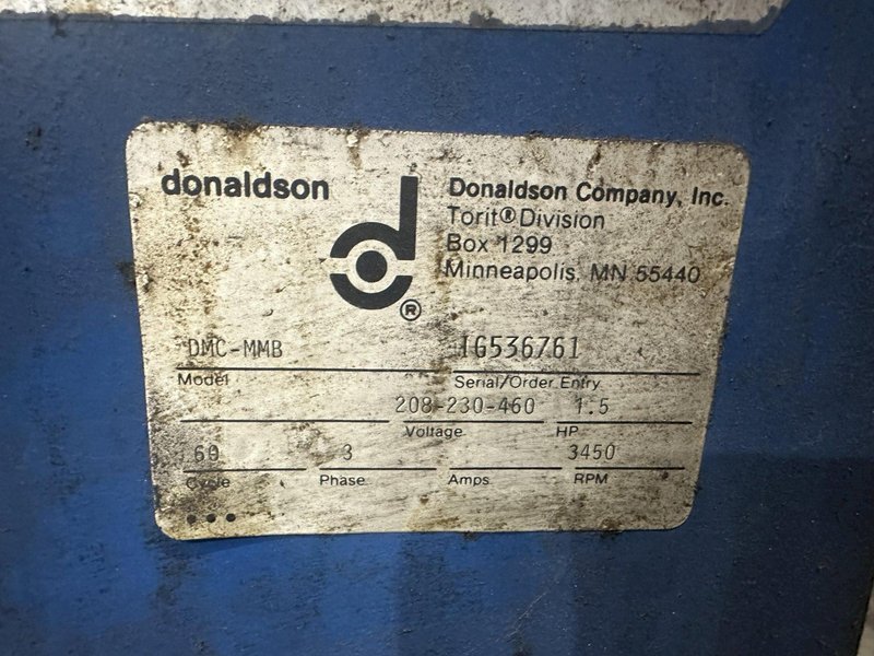 800 CFM X 1.5 HP TORIT MODEL #DMC-MMB DRYFLOW MIST COLLECTOR : YOBRO #24544