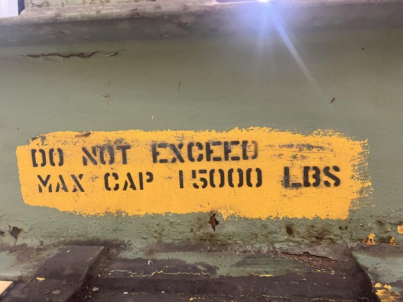 15,000 LBS X 24"-76" ACCO MANSAVER ADJUSTABLE SHEET LIFTER #3296