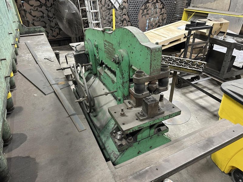 50 Ton Piranha P3-50 Hydraulic Ironworker, 1998 – Tooling