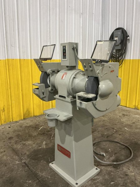 2 HP SETCO MODEL #105 DOUBLE END PEDESTAL GRINDER: YOBRO #25982