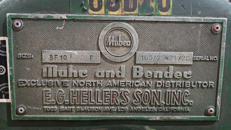 MUBEA BF10F IRONWORKER USED