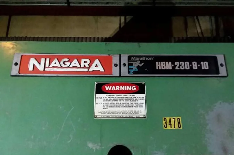 2001 NIAGARA HBM 230-8-10 | Boring Mills, Horizontal, Table Type