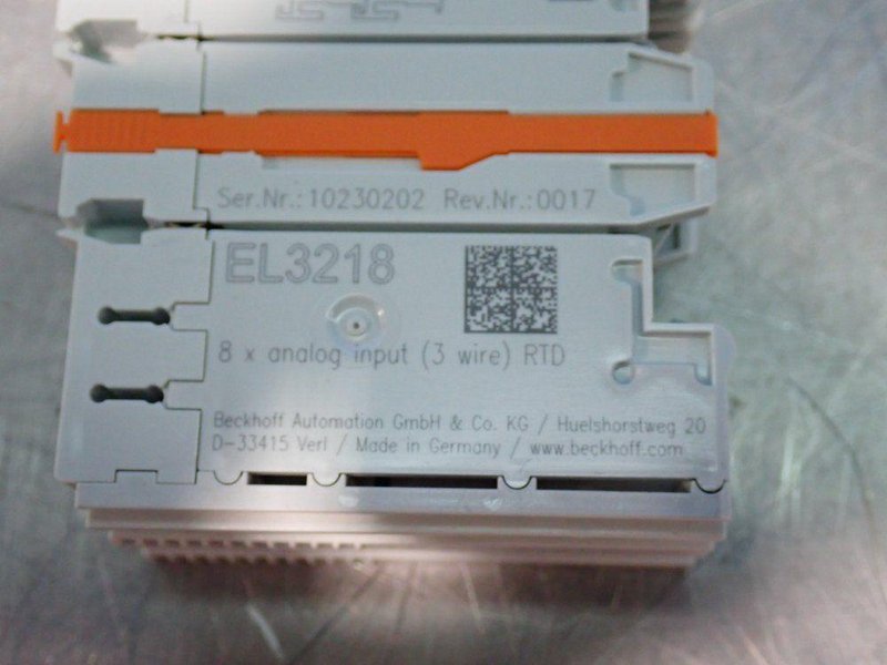 BECKHOFF 8X ANALOG INPUTS  -  EL3218