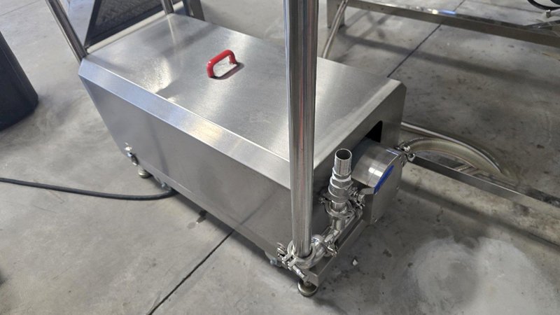 Samfull SF-720-8 8 Lane Liquid Stick Pack Machine with Counter, Cartoner, 1000L Homogenizing Mixer and Transfer Pump, 2024 – Complete Liquid Stick Pack Processing and Packaging Line