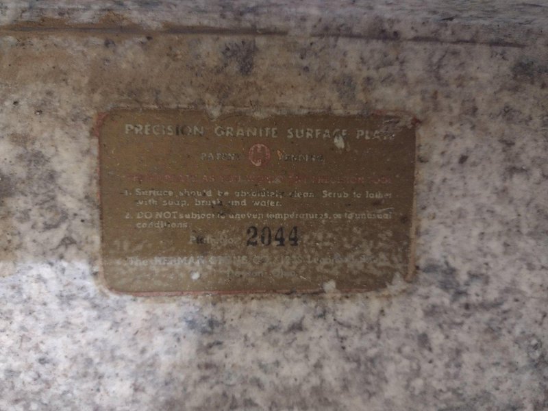 36&quot; X 24&quot; X 6&quot; CHALLENGE PRECISION INSPECTION GRANITE SURFACE PLATE: STOCK 23107