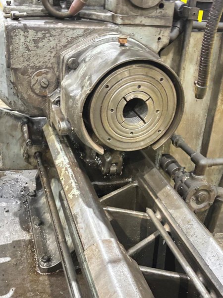 #2A WARNER &amp; SWASEY MODEL #M-510 TURRET LATHE WITH BAR FEED: YOBRO #24459