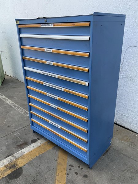 11 DRAWER VIDMAR CABINET W/ CONTENTS: STOCK #81348