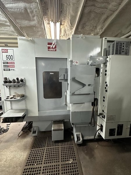 Haas MDC-500 VMC, 2007 – Thru Spindle Coolant, Pallet Changer, 1000 ipm
