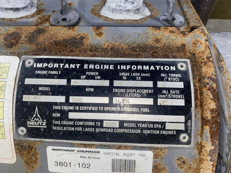 53 TON (107,500 LBS) BUSHMAN MODEL #MT420 TELESCOPING MAGNETIC SPREADER LIFTING BEAM  W/ OHIO MAGNETICS DIESEL GENERATOR: STOCK #20420