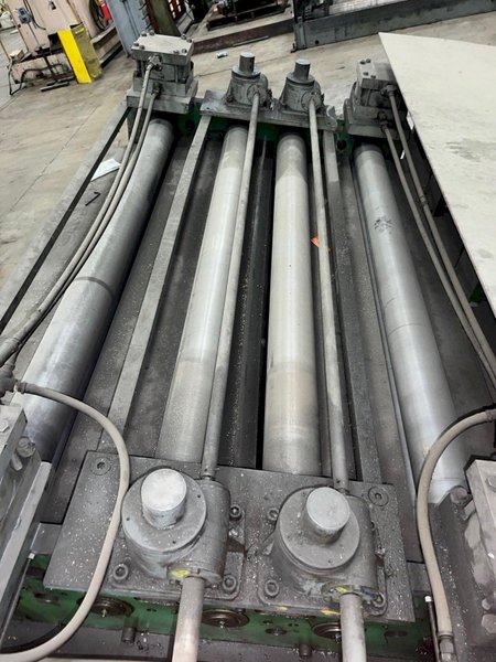 20,000 lbs. x 72 inch USED COE PRESS EQUIPMENT COIL CRADLE STRAIGHTENER FOR SALE, MODEL# CPCC-20072