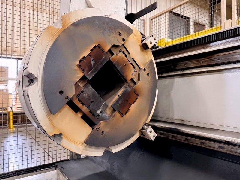 2,500 Watt Mazak Fabri Gear 150 Tube Laser, 2007 – 3D Cutting Capability, Recently Replaced Resonator