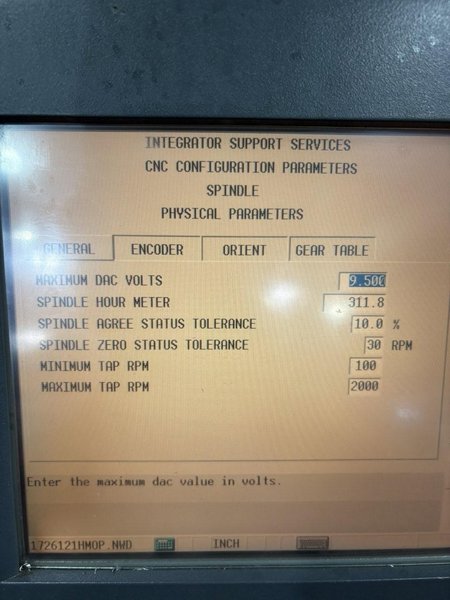 Hurco VMX-50 VMC, 2012 – WinMax Software, Chip Conveyor, Under Power