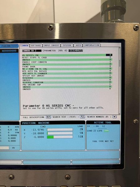 Haas VF-2SS CNC Vertical Machining Center – 4th Axis Ready Mill