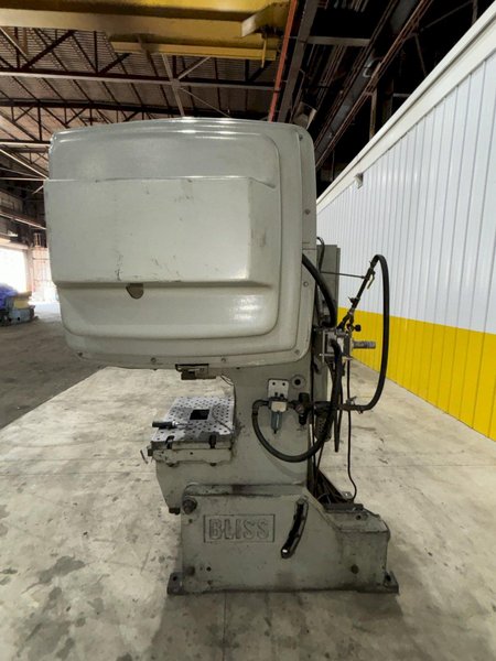 35 TON BLISS MODEL #C35 AIR CLUTCH OBI PUNCH PRESS, 3" STROKE: STOCK #21171
