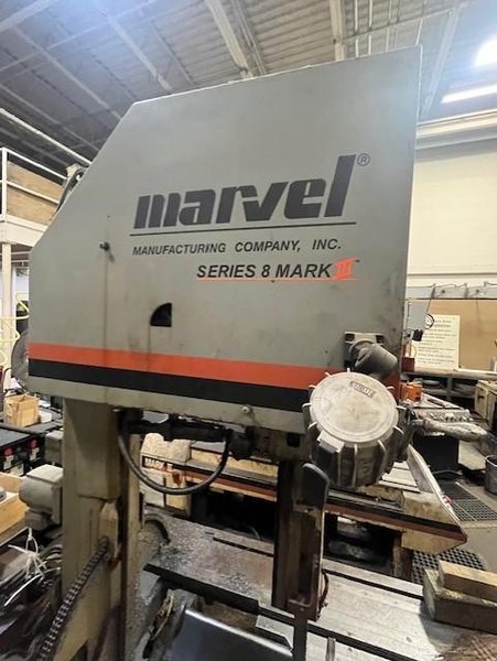 18" X 22" MARVEL 8 MARK 3 VERTICAL BAND SAW STOCK# 3911
