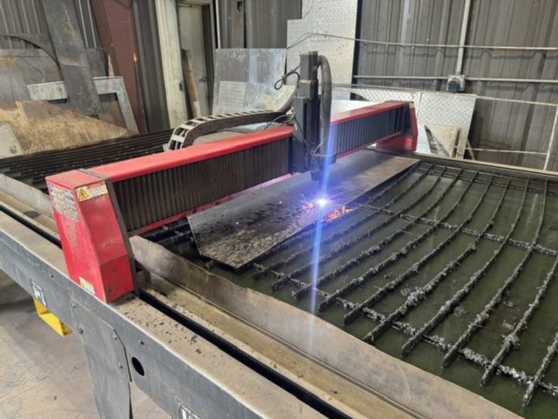 5′ x 10′ Lincoln Electric 4510 Torchmate CNC Plasma Table, 2020 –  80 Amp Lincoln Electric Flexcut, Water Table, Touch Screen Control