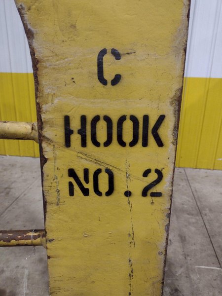 10 TON X 40&quot; WIDE MAZZELLA C-HOOK CRANE COIL LIFTER: STOCK #23568