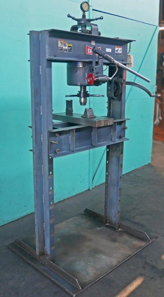 Dake 50-Ton Hydraulic H-Frame Shop Press, 50H