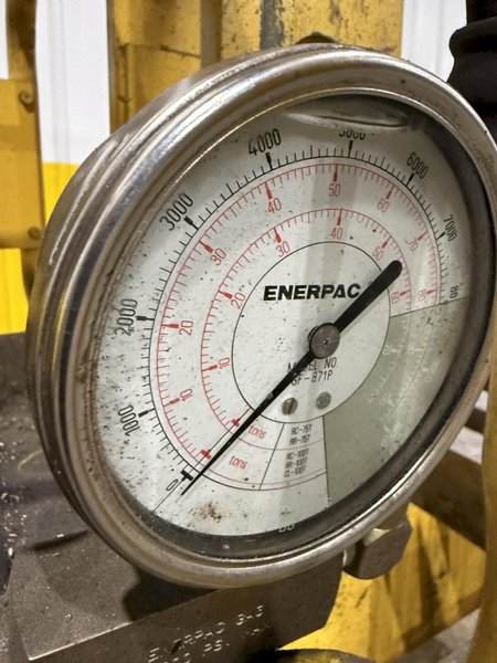100 TON ENERPAC MODEL #GPEM3420Y H-FRAME HYDRAULIC PRESS: YOBRO #25886