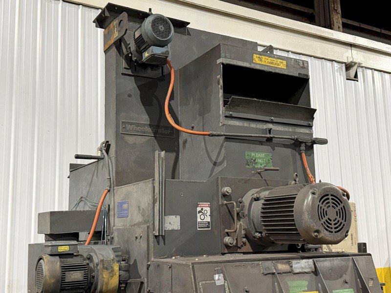 6 CU FT WHEELABRATOR MODEL WTB-6 TUMBLAST BELT TYPE BLAST CLEANING MACHINE: YOBRO #25940
