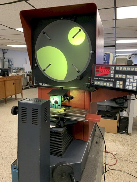 16&quot; STARRETT Model HB400 Horizontal Bench Top Optical Comparator, S/N 51293.