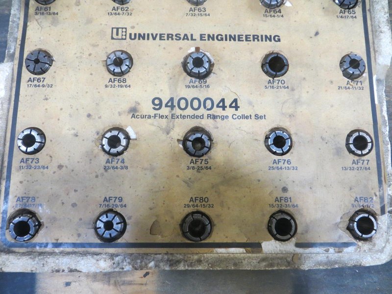 Universal Accura-Flex Extended Range Collet Set- Auction Item
