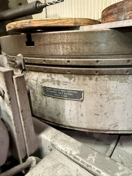 36" PRATT &amp; WHITNEY POWERED ROTARY/TILT TABLE. STOCK #0547126