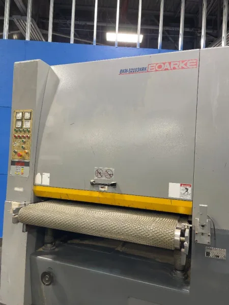 BOARKE MACHINE CO 85” X 50” BELT SANDER   -  BKM-52103NRK