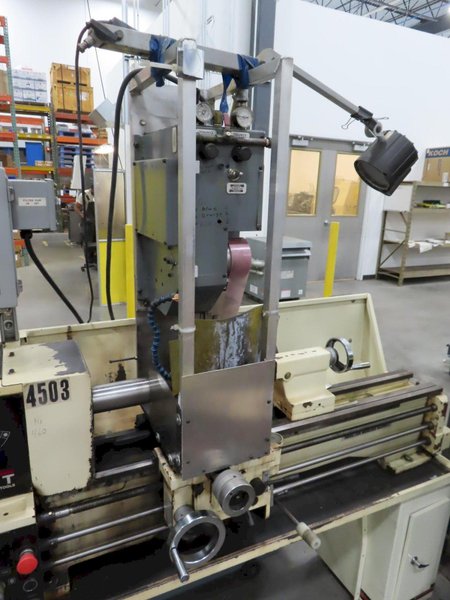 Jet GHB-1340A 13" x 40" Engine Lathe with Sandvik Oscillation Drive For Polishing and Prab PFA-20 Paper Filtration- Auction Item