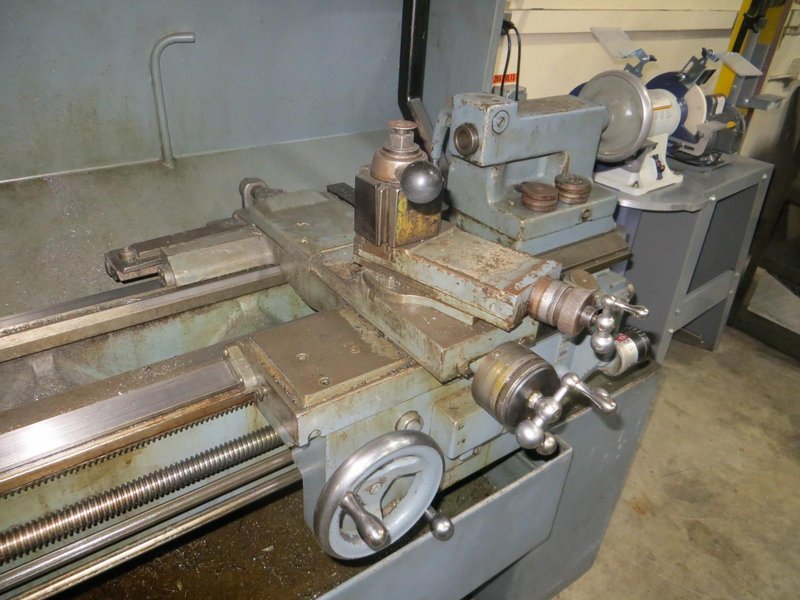 LeBlond Regal 15&quot; x 32&quot; Engine Lathe with Wizard Lathe Series 2-Axis DRO, 8&quot; 3-Jaw Chuck, 2-1/4&quot; Spindle Bore, Taper Attachment- Auction Item