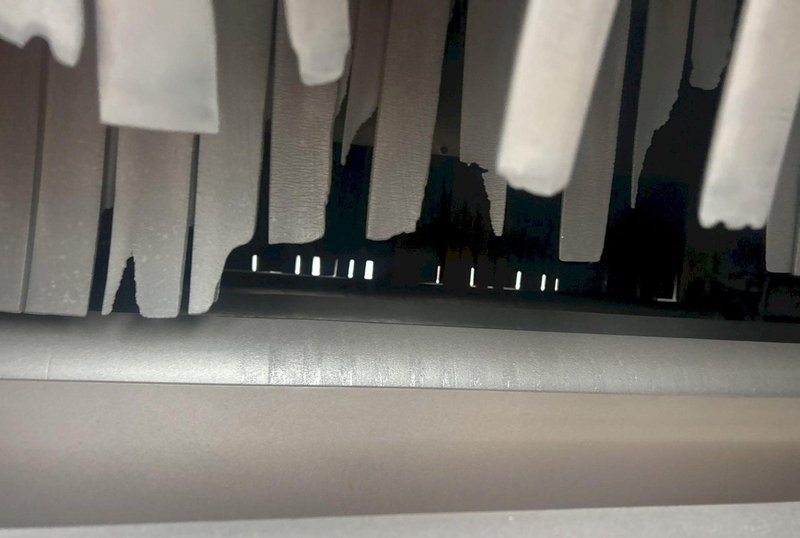 72" WIDE x 18" HIGH PANGBORN MODEL #ES1821-125 TOP &amp; BOTTOM PLATE SHOT BLAST MACHINE, WITH DUST COLLECTOR: YOBRO #25181