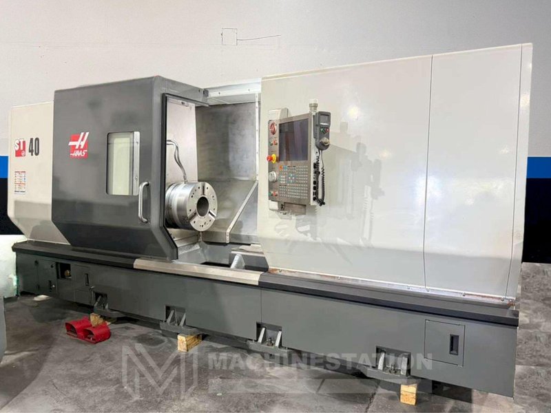 Haas ST-40 CNC Turning Center -18.5″ Chuck, 7.5″ Big Bore Lathe